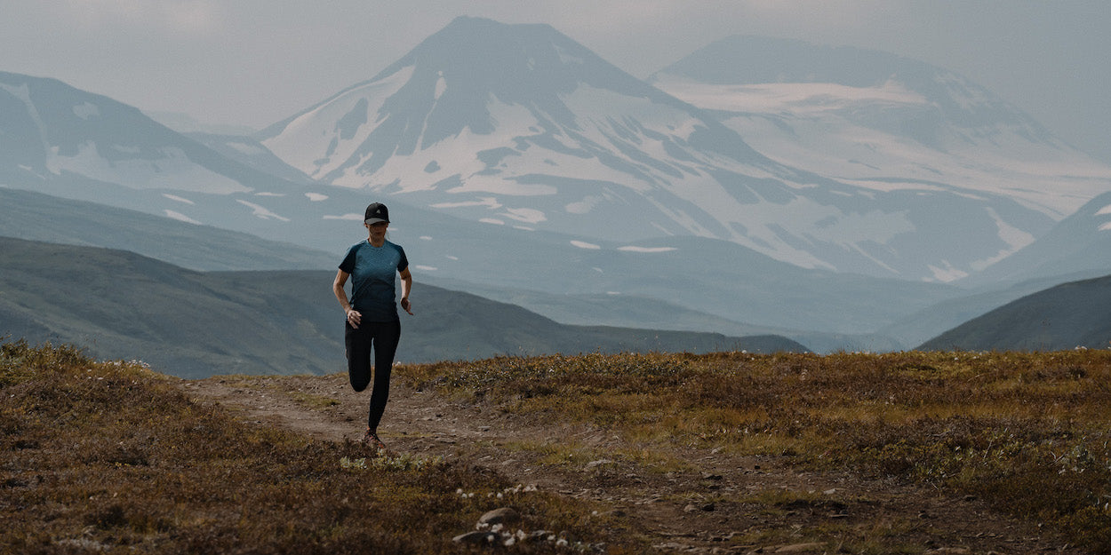 Courir chaleur été montagne