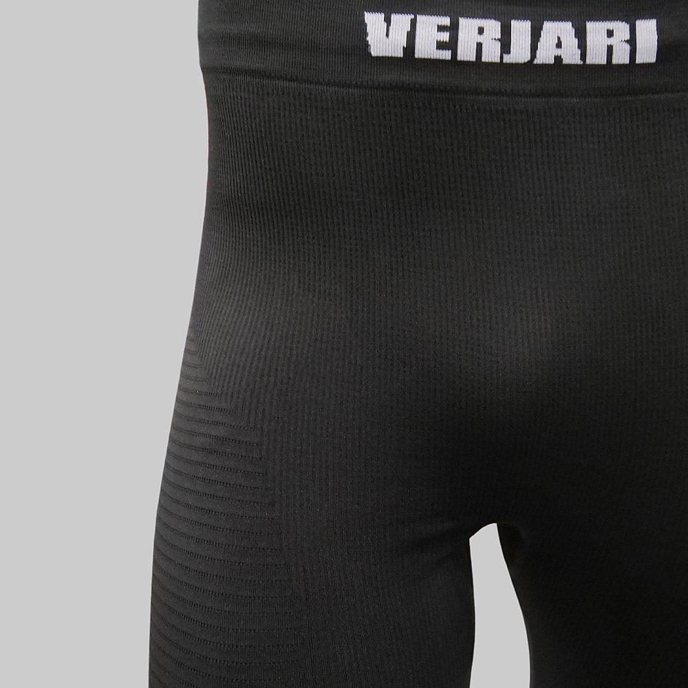 Collant sport noir sans couture homme