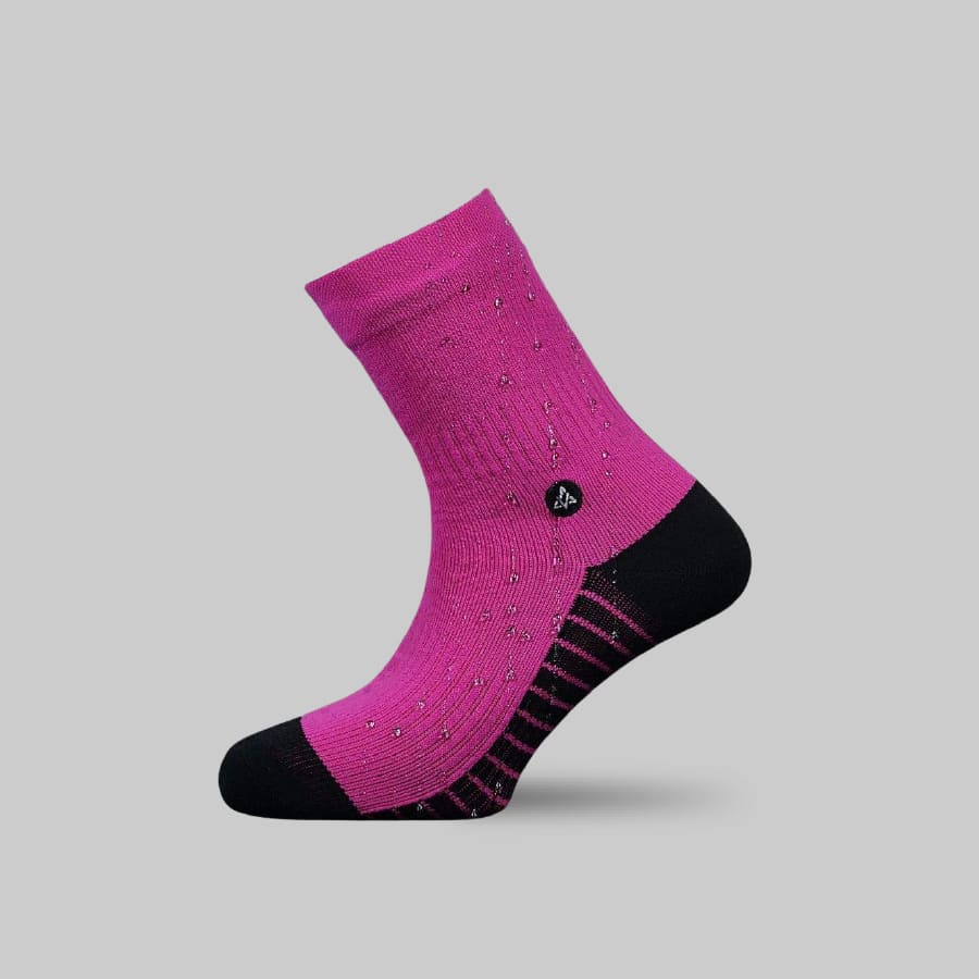 Chaussettes Imperméables - Fibres Bambou - TRAIL-DRY Fuchsias
