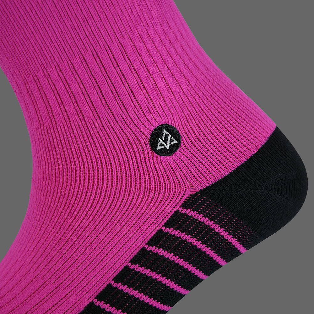 Chaussettes Imperméables - Fibres Bambou - TRAIL-DRY Fuchsias