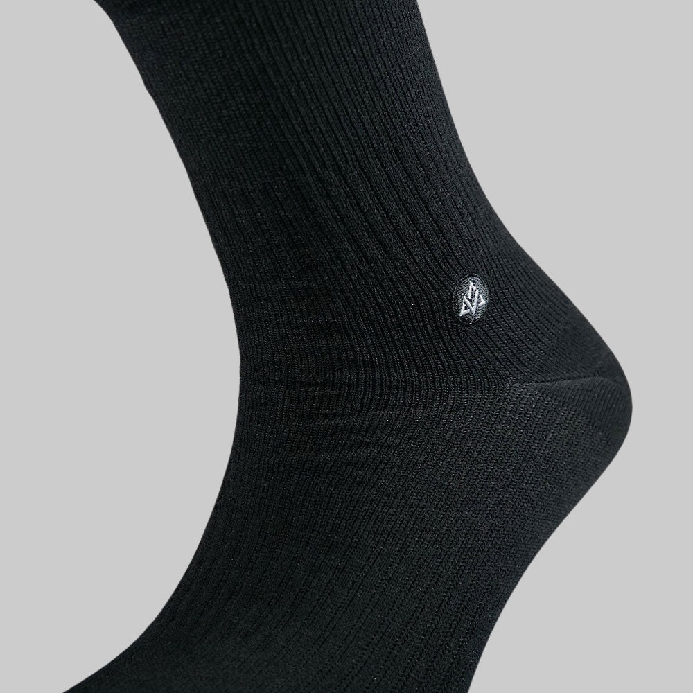 Chaussettes Imperméables - Fibres Bambou - TRAIL-DRY Noires
