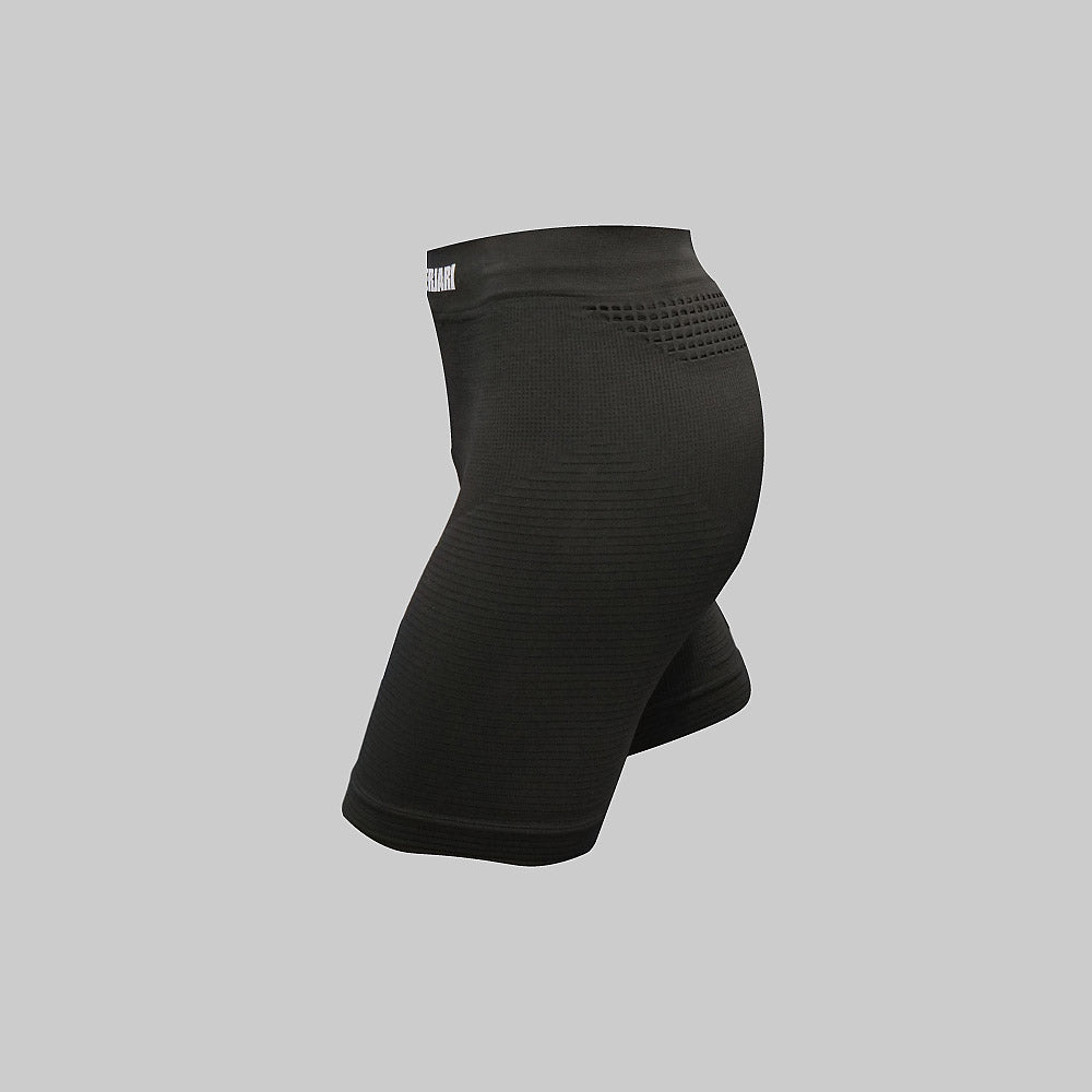 Collant court shorty sans couture noir femme