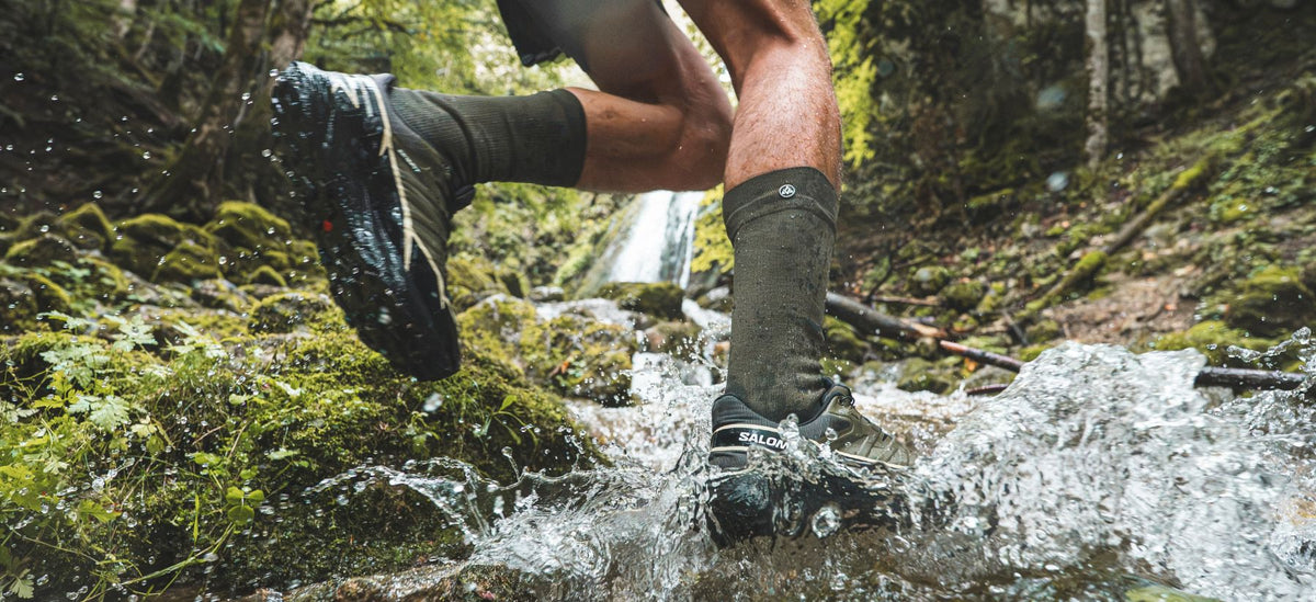 Chaussettes Imperméables Vert Kaki