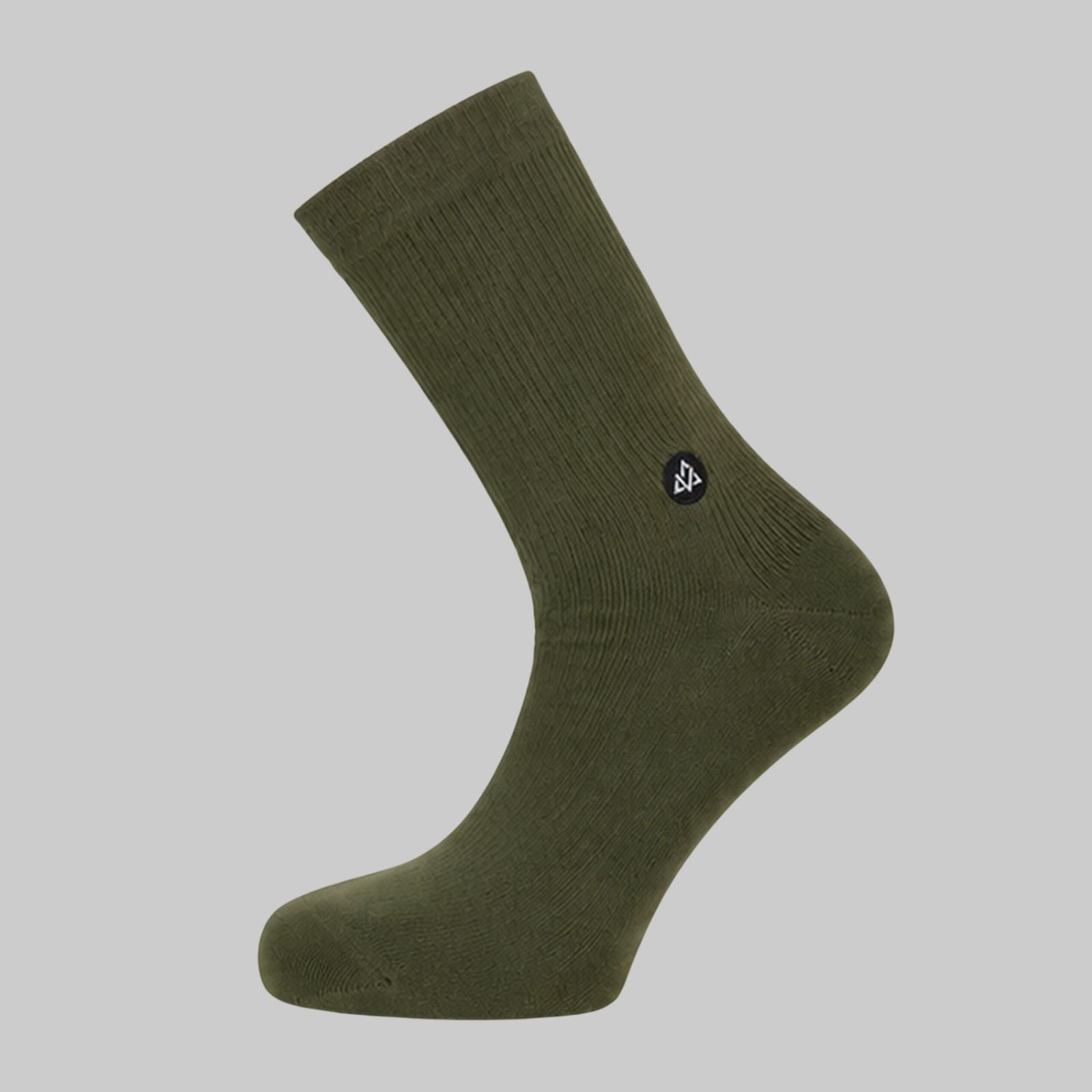 Chaussettes de randonnée Verjari Trail Dry vert kaki conçues pour la marche, le trekking et les activités outdoor avec confort, respirabilité et imperméabilité.