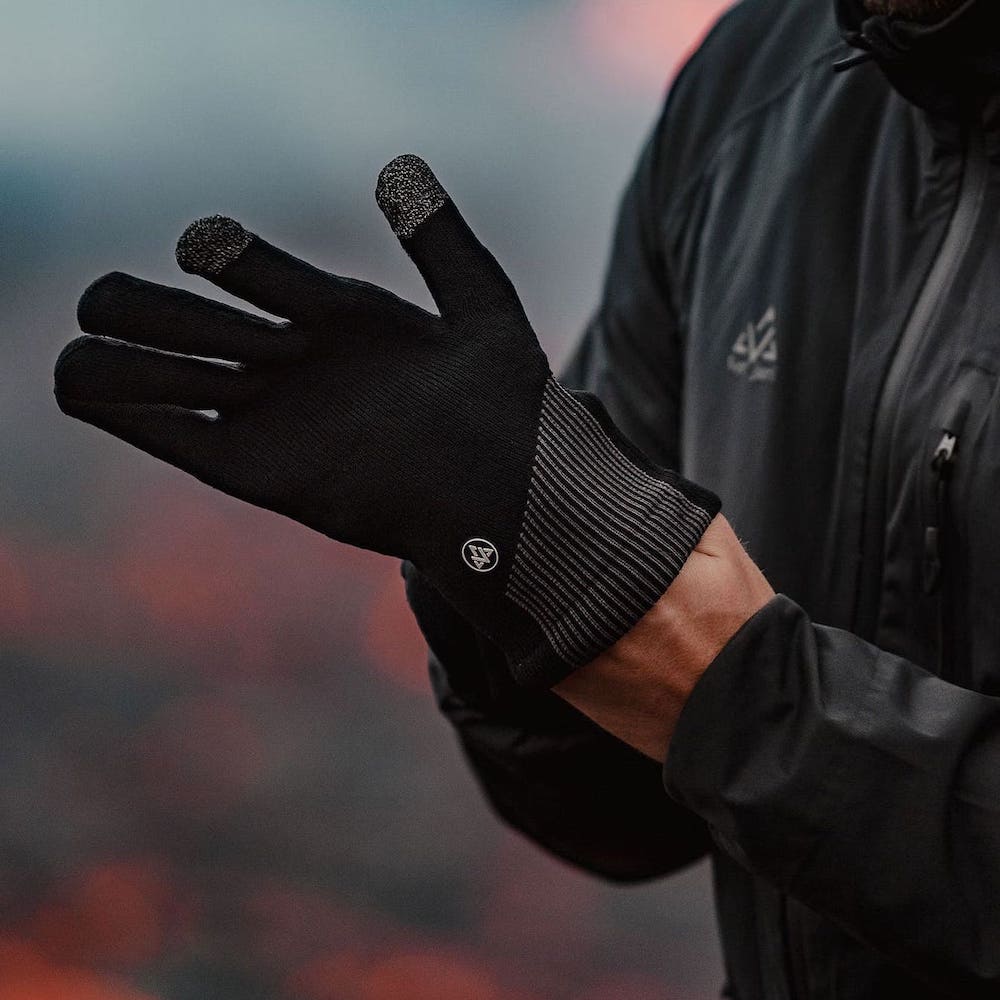 Gants D'hiver Femme écran Tactile - Tricot Thermique Imitation Laine - Coupe-vent, Chauds - Taille Unique élastique - Pour Sport, Plein Air - 9