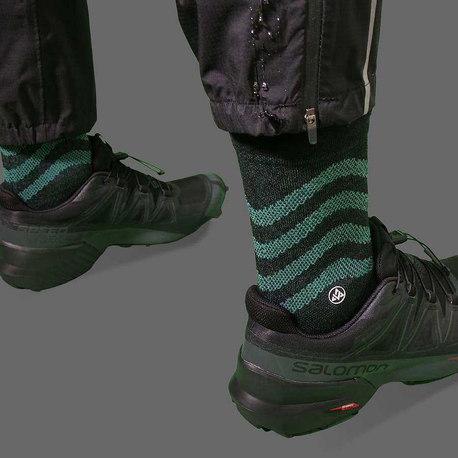 Chaussettes Imperméables Éco-responsables ECO-DRY Vertes