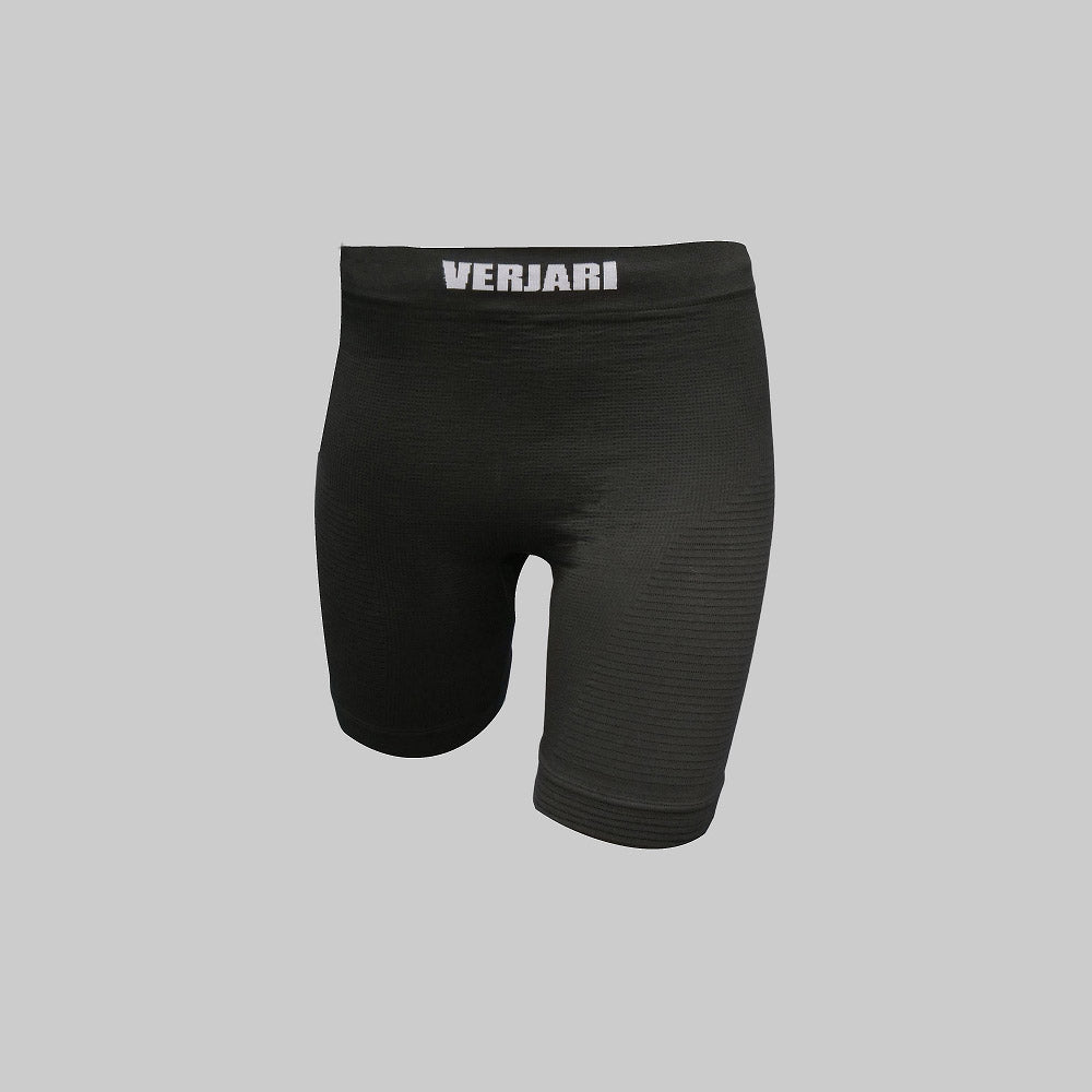 Collant court shorty sans couture noir femme